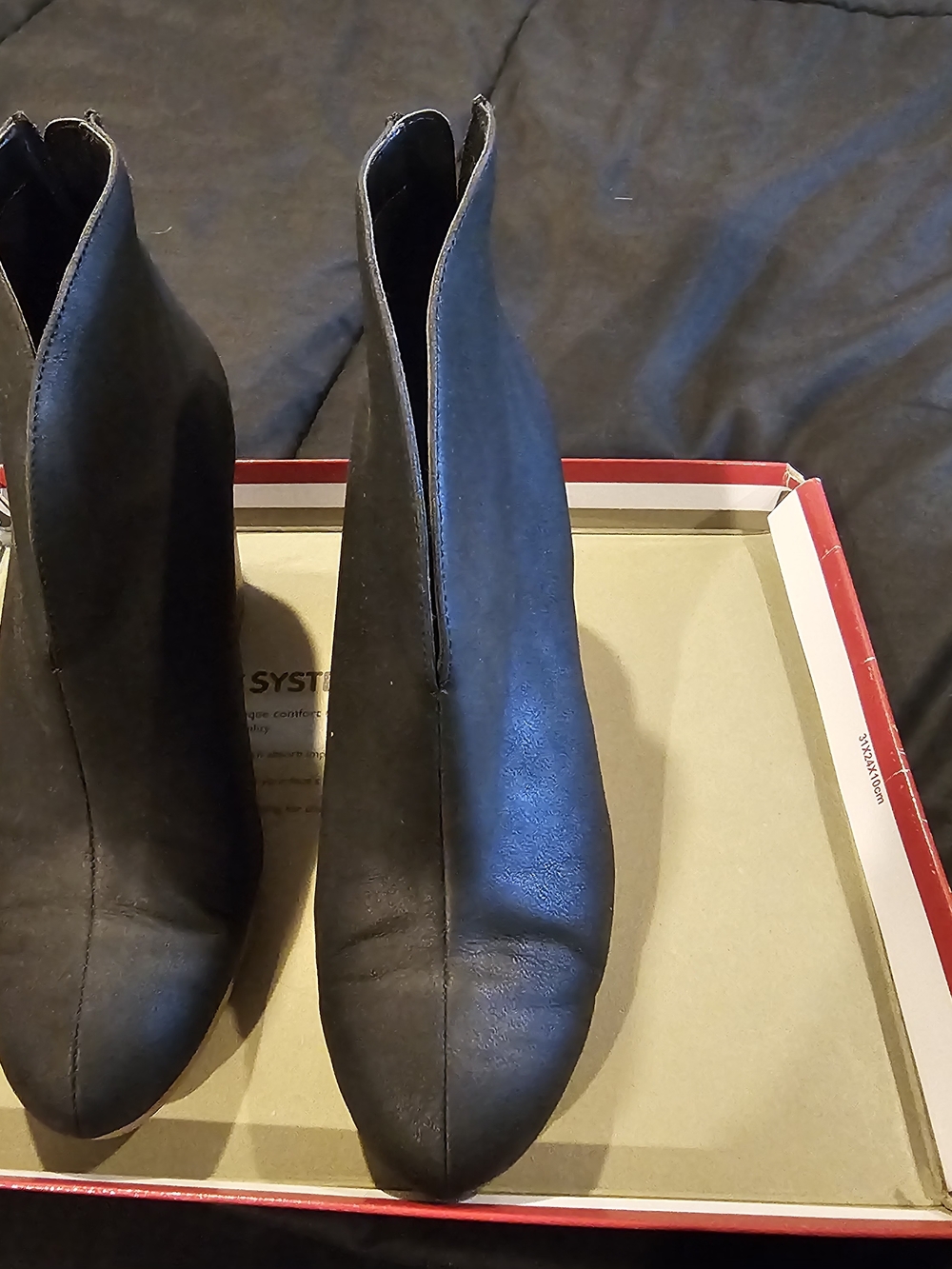 Black Women's Ankle Boots - Sleek Pointed Toe